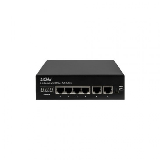 CNet CSH-504FP 4 PORT 10/100 POE FAST ETHERNET SWITCH