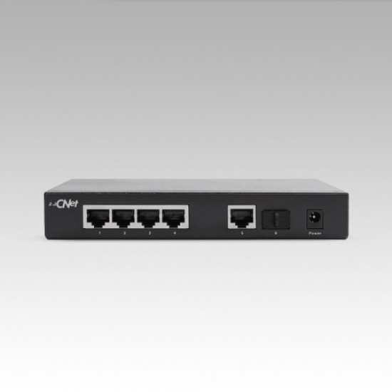 CNet 5 Port 10/100/1000 4 Port PoE, 1xSFP 96W PoE Switch 