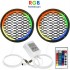 Rgb Ledli Hoparlör Kapak 20cm Animasyonlu 2adet Poke PK-5429