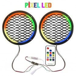 Pixel Ledli 16cm Hoparlör Kapak 2 adet