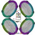 Pixel Ledli Oval Hoparlör Kapak 4adet Animasyonlu Poke PK-5653