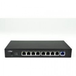 CNet 8 Port 10/100 PoE, 1xRJ45 Dip Switch 200M PoE 96W PoE Switch 