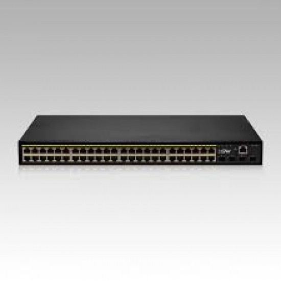 Cnet CGS-48x4MSFP 48 Port 10/100/1000 4x10G SFP L3 Managed 450W PoE Switch