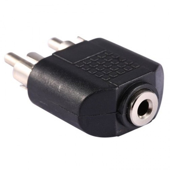 3.5 MM STEREO DİŞİ/2 RCA ERKEK ÇEVİRİCİ JACK