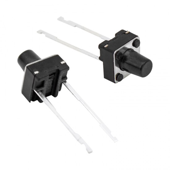 TACT SWITCH ŞASELİ 6X6X3.5MM 2 BACAK IC-200A (C9 BUTON)