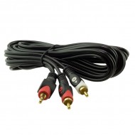 2 RCA ERKEK + 3.5 MM STEREO ERKEK 3 METRE 1.KALİTE KABLO POWERMASTER