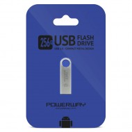 POWERWAY 256 GB METAL USB 2.0 FLASH BELLEK