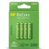 GP Recyko 650 mAh R03 AAA Şarjlı 4'lü İnce Kalem Pil