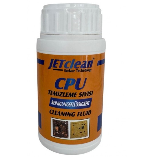 JetClean CPU-250 CPU Entegre Temizleme Sıvısı 250 mL - Bilgisayar ve Elektronik Parça Temizleyici