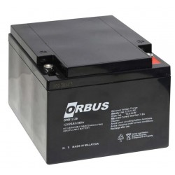 Orbus ORB12-26 12V 26A Kuru Akü (176 X 166 X 125Mm) (8Kg)