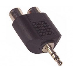 3.5 MM ST ERKEK / 2RCA DİŞİ ÇEVİRİCİ JACK 