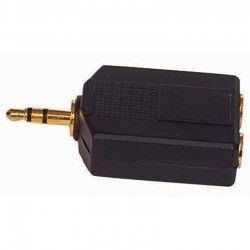 3.5 MM STEREO ERKEK/6.3 MM STEREOX2 DİŞİ ÇEVİRİCİ JACK