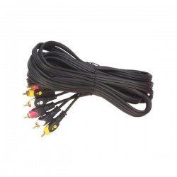 POWERMASTER PM-11954 3 RCA TOS 5 Metre Kablo Video Audio Stereo Ses