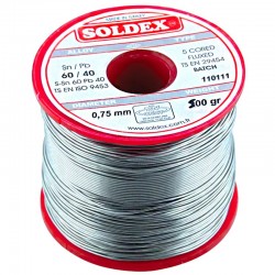 SOLDEX 0.75MM 500 GRAM İNCE LEHİM SN60 PB40