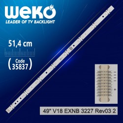 49 V18 EXNB 3227 REV03 2 -A- 51.4 CM 8 LEDLİ - (WK-1299)