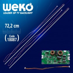 65'' inç 90 Ledli 72 Cm Universal Tv WK-1374 E-Led Takımı