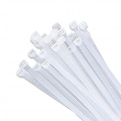 De-Pa 2.5x200mm (20 cm) Beyaz Kablo Bağı 100'lü Paket