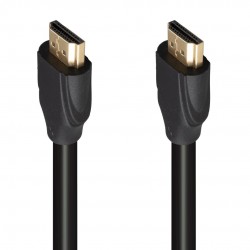 Fully G-507AS 1.5 Metre Düz Siyah Gold Uçlu HDMI Kablo