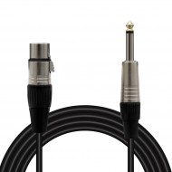 MAGICVOICE LD379B 6.3 Mm Mono Erkek - Canon Dişi 15 Metre Kablo