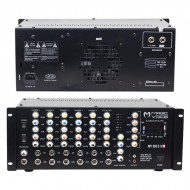 MAGICVOICE MV-300EF-TR 300 Watt 6 Mikrofon Girişli USB-Bluetooth Destekli Trafolu Mixer Anfi