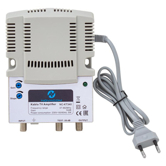 Novacom NC-KT340 47-862 Mhz 34 dB Kablo TV Amplifier Hat Yükseltici
