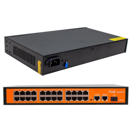 Powermaster POE24FE+2GE+1SFP 300W 10/100 MBPS Ethernet Switch