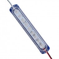 POWERMASTER Parlak Yanıp Sönen Mavi 24 Volt 1.2 Watt 2835 Modül Led 14*32.5
