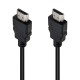 PowerMaster PM-31396 Plastik Düz Siyah 50 cm Poşetli HDMI Kablo