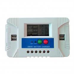 POWERMASTER PM-10A 12V-24V 10A 4 Usb'li Dijital Otomatik Solar Şarj Regülatörü