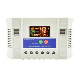 POWERMASTER PM-60A 12V-24V-36V-48V 60A 4 Usb'li Dijital Otomatik Solar Şarj Regülatörü