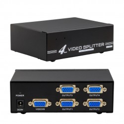 Powermaster PM-6228 4 Portlu 250 Mhz Monitör Çoklayıcı VGA Splitter Dağıtıcı