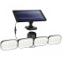 POWERMASTER 6 Volt - 3 Watt Solar Panelli Hareket Sensörlü 200 SMD Ledli Lamba PM-8048