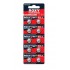 Roxy RXY-AG10 1.5 Volt LR54/1130/189/389 Alkalin Düğme Pil (10'LU Paket)