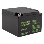 AKÜ 12 VOLT 26 AMPER POWERMASTER ( 165 X 176 X 125 MM )