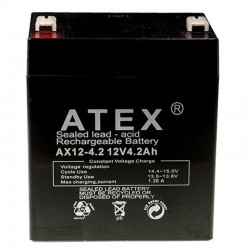 AKÜ 12 VOLT 4.2 AMPER ATEX (90 X 70 X 101 MM)