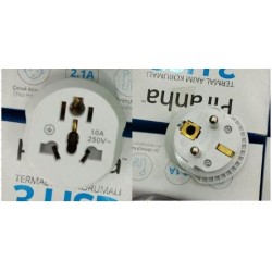 AMERİKAN İNGİLİZ FİŞ ADAPTÖR ÇEVİRİCİ 16A 250V NK-605K