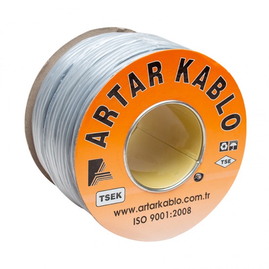 ARTAR 2X1.5 MM LIYCY BLENDAJLI BAKIR HOPARLÖR KABLOSU (100 METRE )