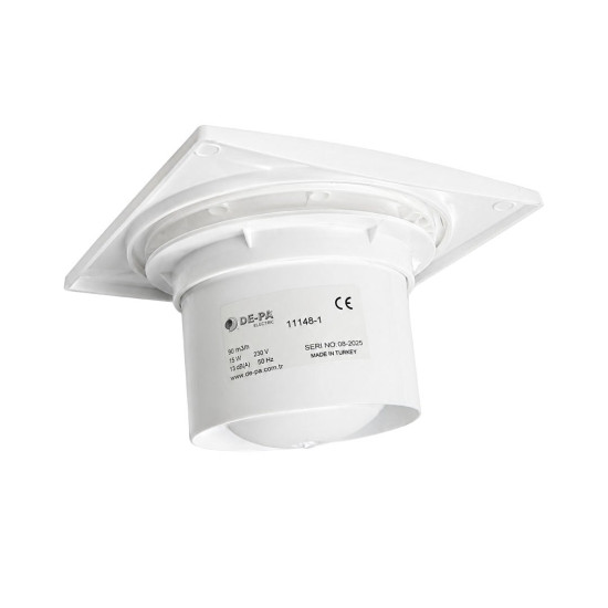 De-Pa 11148 Q100 100'lük Banyo Tuvalet Aspiratör (10Cm)