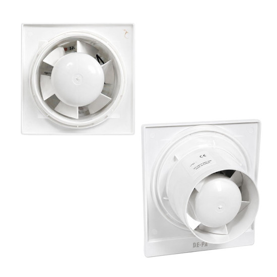 De-Pa 11148 Q100 100'lük Banyo Tuvalet Aspiratör (10Cm)