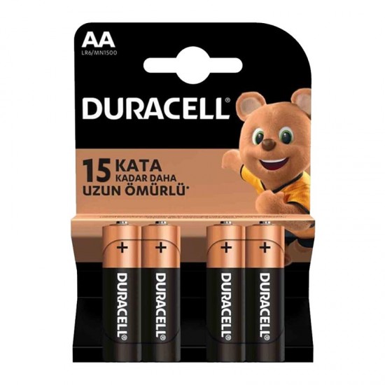 DURACELL AA KALEM PİL (4'LÜ) PAKET FİYAT