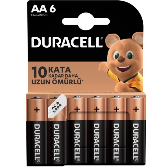 DURACELL AA KALEM PİL (6LI) PAKET FİYAT