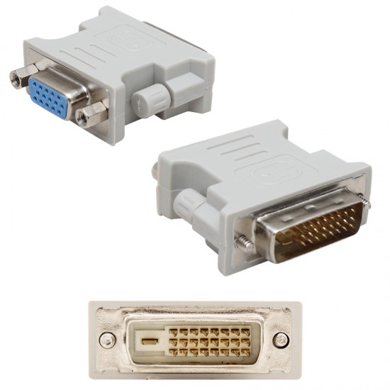 DVI TO VGA DÖNÜŞTÜRÜCÜ(DVI ERKEK VGA DİŞİ) DVI 24+1