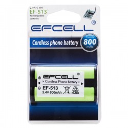 EFCELL EF-513 2.4V 800MAH TELSİZ TELEFON PİLİ