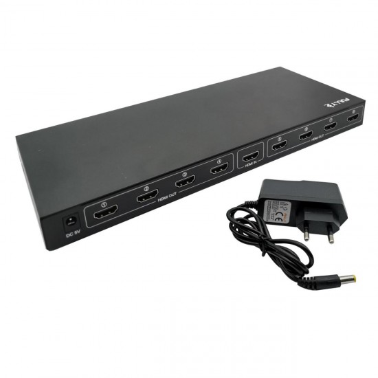 FULLY G-538J 8 PORT HDMI SPLITTER DAĞITICI