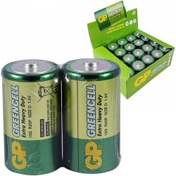 GP 13G 2S2 GREENCELL/SUPERCELL  R20 BÜYÜK D BOY PİL (20 Lİ PAKET)