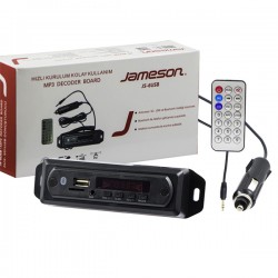 JAMESON JS-6USB MİKROFONLU BLUETOOTH/AUX USB/SD/MMC KUMANDALI OTO TEYP ÇEVİRİCİ DİJİTAL PLAYER