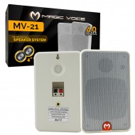 Magicvoice MV-21 10 Cm 40W 2 Yollu Sütun Hoparlör 2'li Takım 