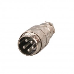 Mayk GX16-5 Pinli Metal Erkek Konnektör (M16 - 16mm)