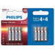 Philips Power Alkaline LR03P8BP/10 1.5V AAA İnce Kalem Pil (4+4) 8'li Paket