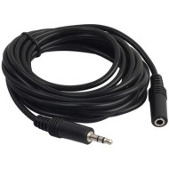Powermaster 3.5 Mm Stereo Erkek/Dişi 5 Metre Aux Çevirici Uzatma Kablo PM-5758
